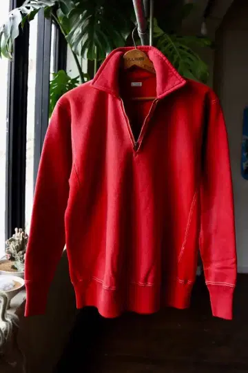 A.PRESSE Vintage Half Zip Sweatshirt