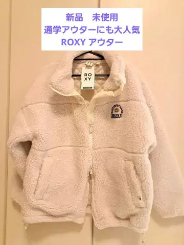 ROXY 아우터 보아 자켓 화이트 택 포함 새상품
