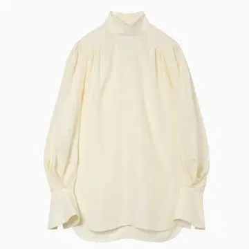 mame Crane Pattern Jacquard Shirt - ecru