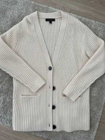 BANANA REPUBLIC 아이보리 캐시미어 가디건 미사용 새상품