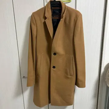 ZARA 카멜색 체스터 코트