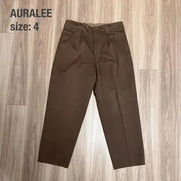[ 새상품급 ] AURALEE 오라리 남성용 치노 테이퍼드 팬츠 4
