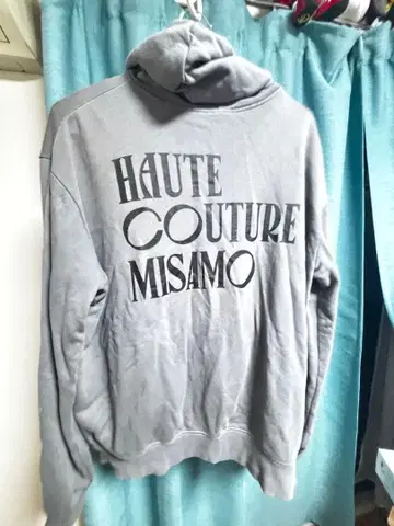HAUTE COUTURE MISAMO 그레이 후디 후드티