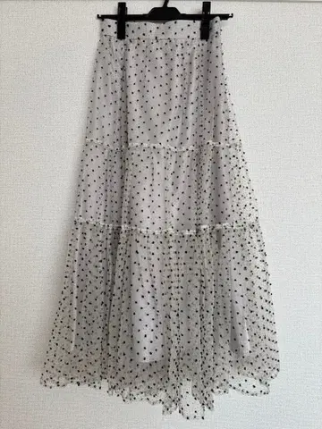 CADUNE 키라키라 도트 스커트