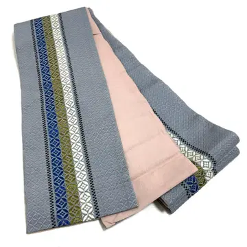 a838 순수 실크 하카타 오리 한하바 후쿠로 오비 기모노