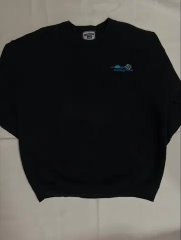 Lee 맨투맨 트레이닝복 블랙 자수 로고 남성용 L USA제