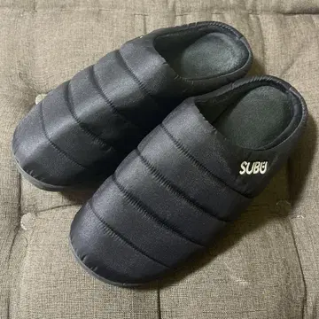 SUBU 블랙 슬리퍼