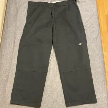디키즈 42 x 30 Dickies 루즈핏 블랙 더블니