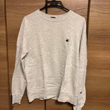 Champion 그레이 크루넥 맨투맨