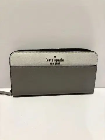 kate spade 케이트 스페이드 장지갑 그레이/화이트