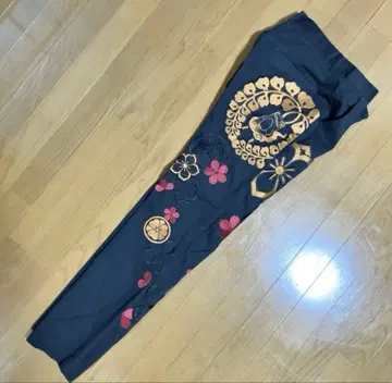 산마루이치 일본풍 패턴 자수 팬츠 하의 남성용 M