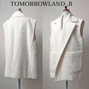 투모로우랜드 비 TOMORROWLAND .B 알파카 베스트 화이트