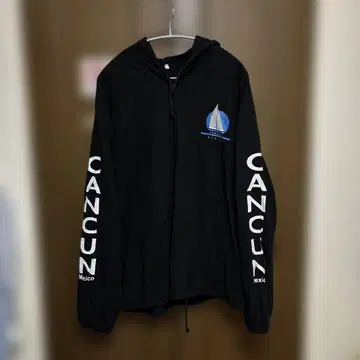 멕시칸 후디 CANCUN 후드 부착 블랙 새상품급
