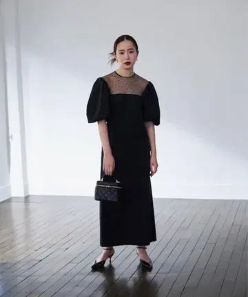 [ JOIEVE ] glossy dot 원피스