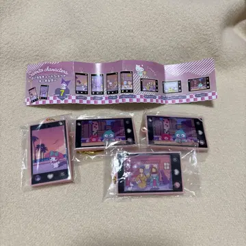 산리오 가챠 키링 마이멜로디 한교동 더 보드빌 듀오