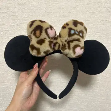 디즈니 레오파드 무늬 머리띠