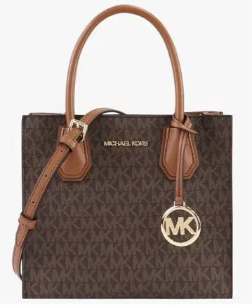 MICHAEL KORS 브라운 토트백