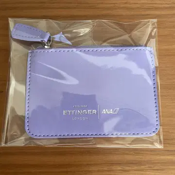 ANA ETTINGER 코인 케이스 카드 케이스 전일공 라벤더 새상품