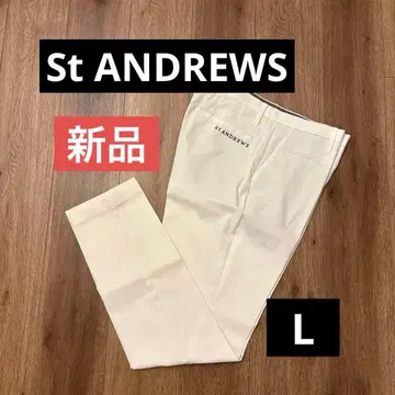 [ 새상품, 미사용 ] St Andrews 화이트 팬츠, 슬랙스