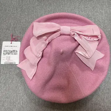 핑크 리본 베레모
