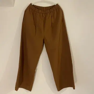 OURHOME 브라운 와이드 팬츠 프리 사이즈