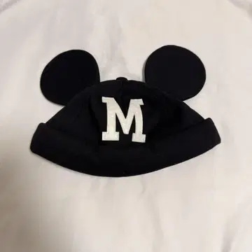 미키마우스 귀 달린 블랙 모자 디즈니 팬캡