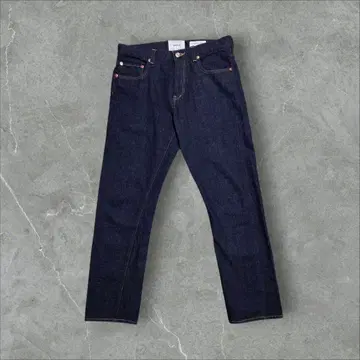 새상품급 YAECA 데님 12-13W 인디고 32 일본제 5 포켓