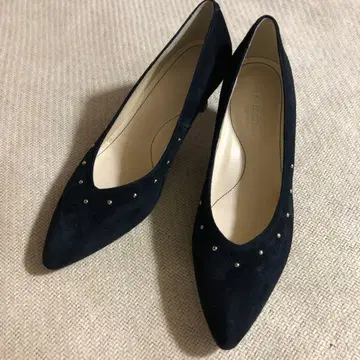 미사용 REGAL 23.0cm 스웨이드 블랙