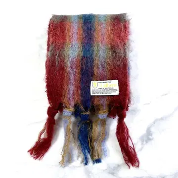 [세인트알반스] 모헤어 체크 호주산 머플러 스톨