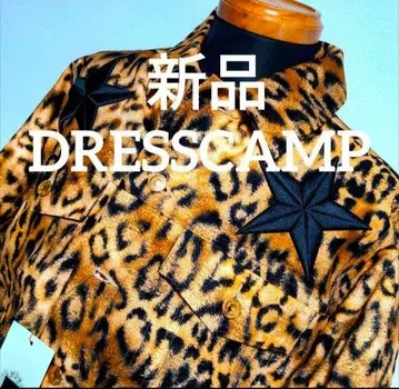 du10 DRESS CAMP 표범 무늬 스타 자켓 남성용 S 상당