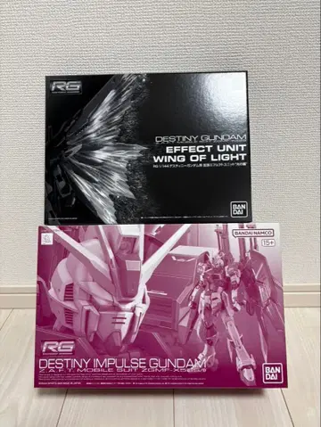 RG 1/144 데스티니 임펄스 + 확장 이펙트 빛의 날개 + 데칼