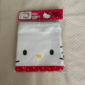 미사용 새상품 레트로 산리오 키티 복조리 도시락 주머니