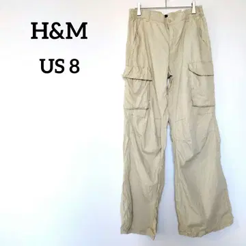 새상품급 H&M [US8] 카고 팬츠 워크 팬츠 베이지