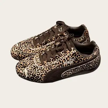 PUMA 스피드캣 와일드 스니커즈 레오파드