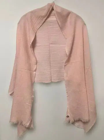 훌라 캐시미어 100 스톨 머플러 숄 핑크