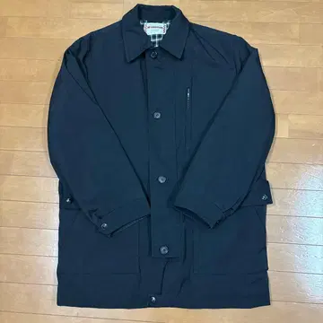 M GREGOR 블랙 스텐카라 코트 L