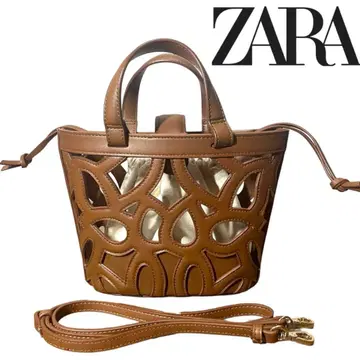 즉시 완판 ZARA 자라 컷워크 미니 토트백 2way