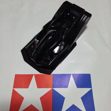 미니 사륜구동 썬더샷 Mk.II 클리어 바디 염색 가공 블랙