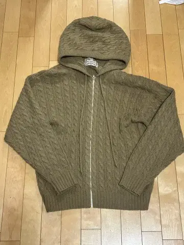 니트 후디 카키 아카이브 00년대 구제 의류