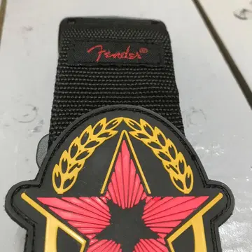 Fender 기타 스트랩 빨간 별 디자인