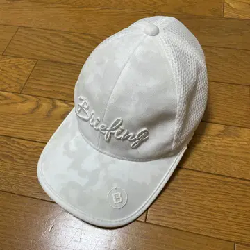 브리핑 BRIEFING 메쉬 캡 카모플라주 화이트 화이트
