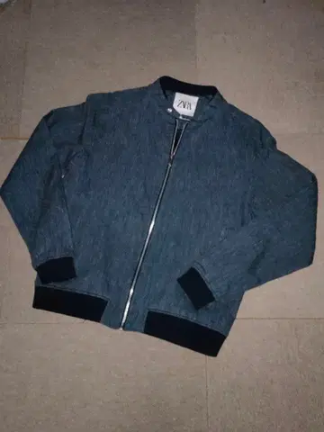 ZARA 다크 블루 집업 자켓 XL
