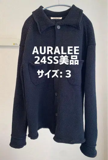 COTTON LILY-YARN KNIT BLOUSON