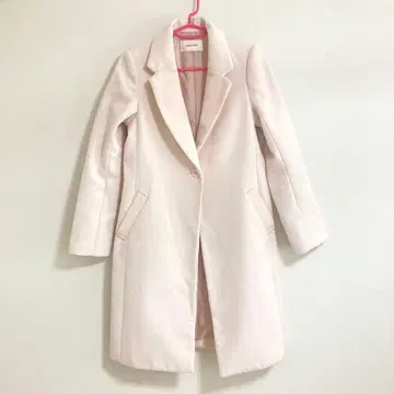 [새상품급] ROYALPARTY 체스터 코트 S 사이즈 파스텔 핑크