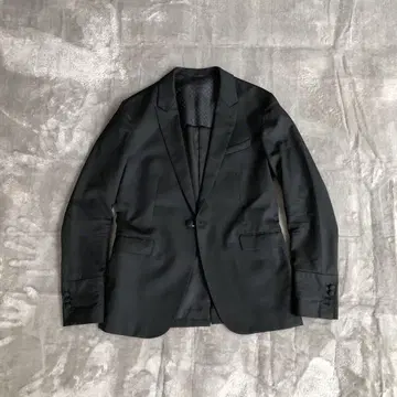 EDIFICE 에디피스 실크 혼방 울 테일러드 자켓 블랙