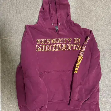 University of Minnesota 후드 부착 맨투맨