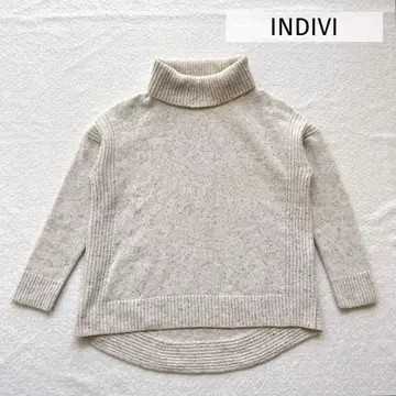 INDIVI 작은 사이즈 터틀 니트 인디비 05