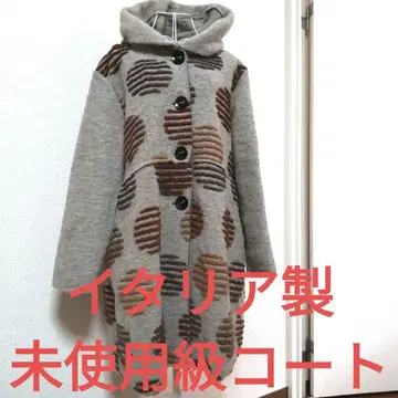 made,IN,Italy 따뜻한 코트 미사용급