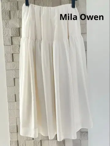 Mila Owen 티어드 허리밴딩 볼륨 스커트