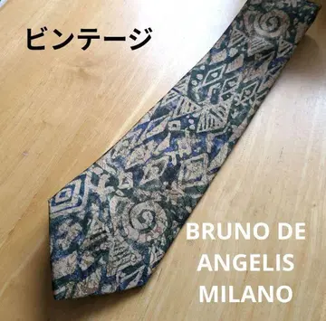 BRUNO DE ANGELIS MILANO 넥타이 레어 희귀 이탈리아제